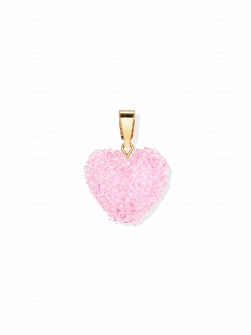 Crystal Haze Jewelry】Jelly Heart ペンダント - Classic connector