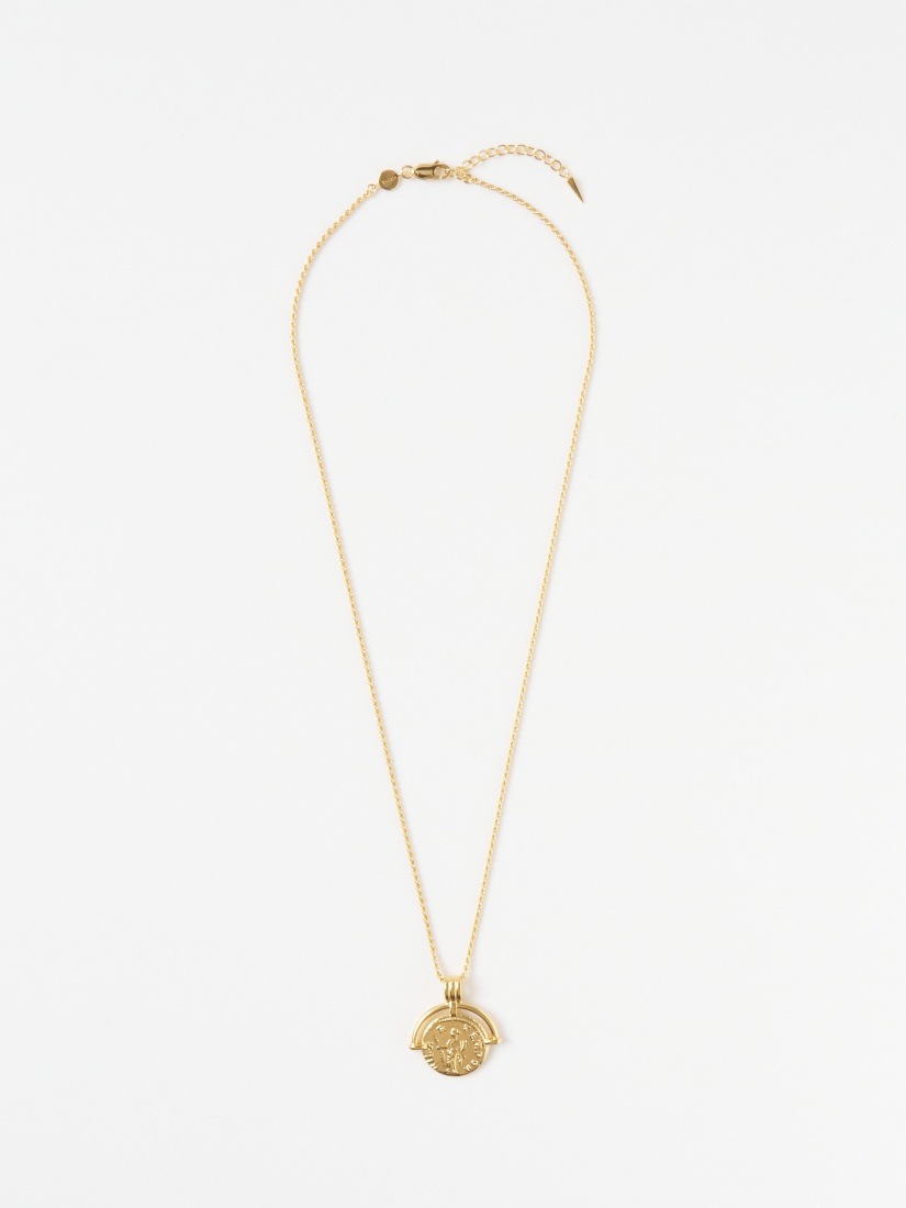 MISSOMA》LUCY WILLIAMS MEDIUMENGRAVABLE ROMAN ARC COIN ネックレス