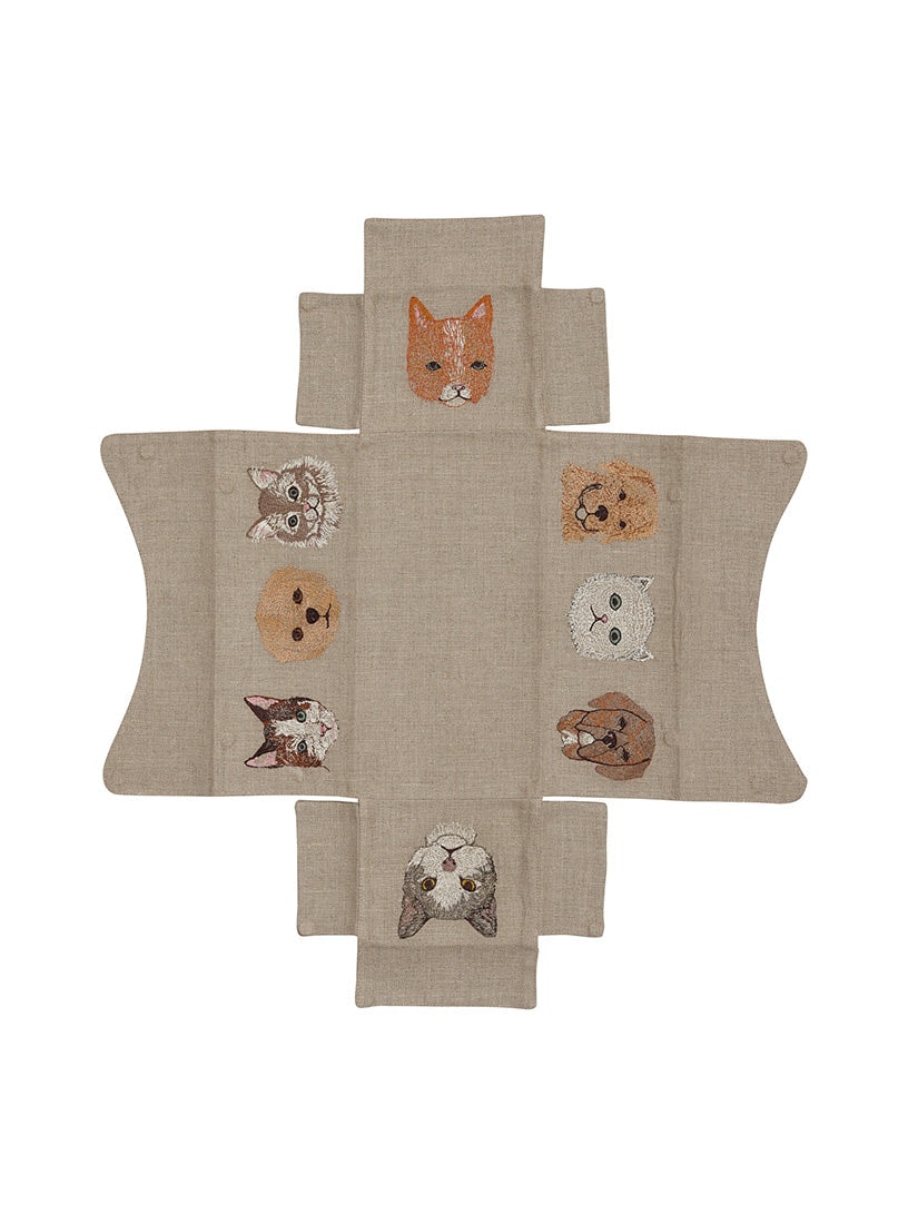 ティッシュボックスカバー Cats and Dogs（アート・デコその他）｜H.P.