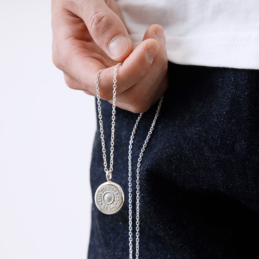 BUTTON WORKS】DEAD STOCK LS BUTTON NECKLACE デッドストック ボタン
