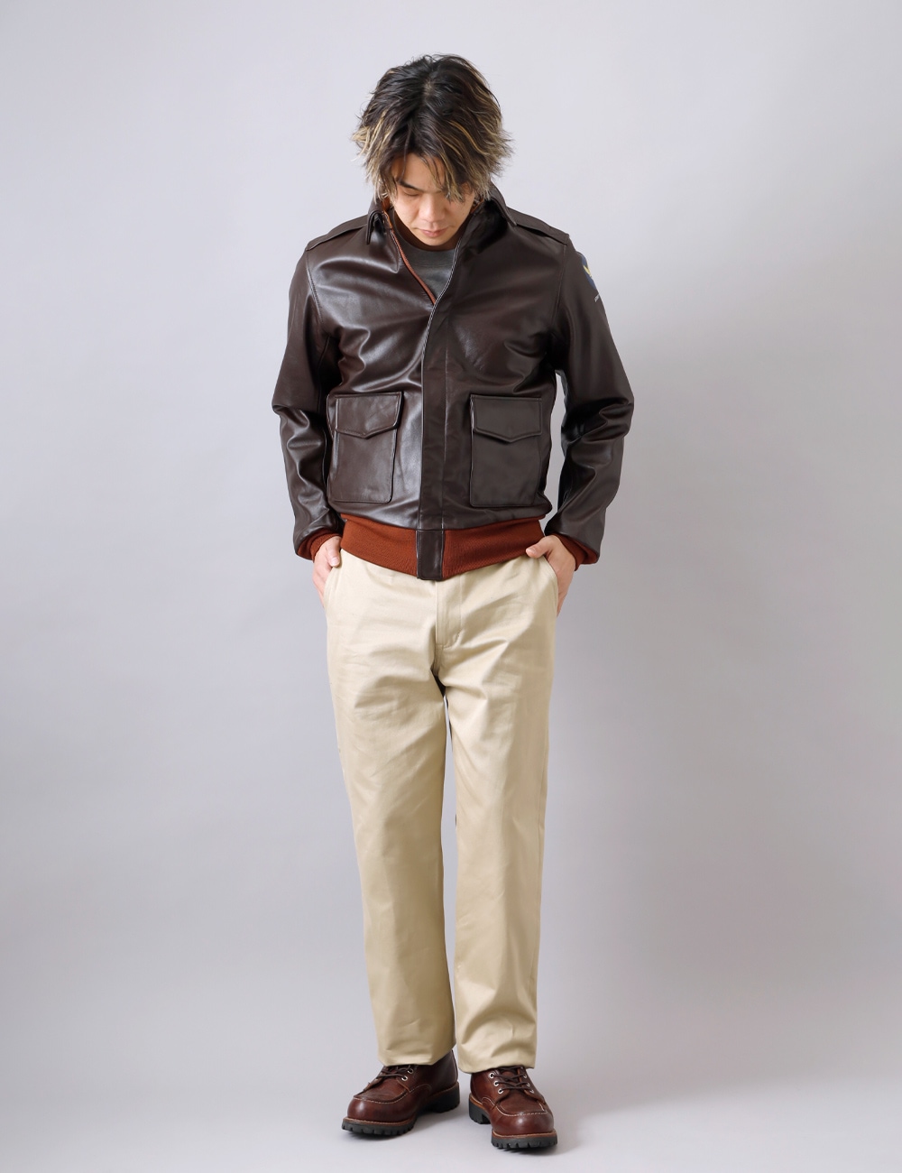 20%OFF！ファミリーセール！】HOUSTON（ヒューストン）A-2 ホース