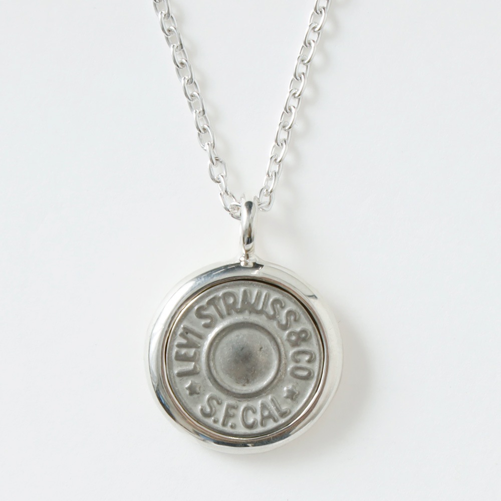 BUTTON WORKS】DEAD STOCK LS BUTTON NECKLACE デッドストック ボタン