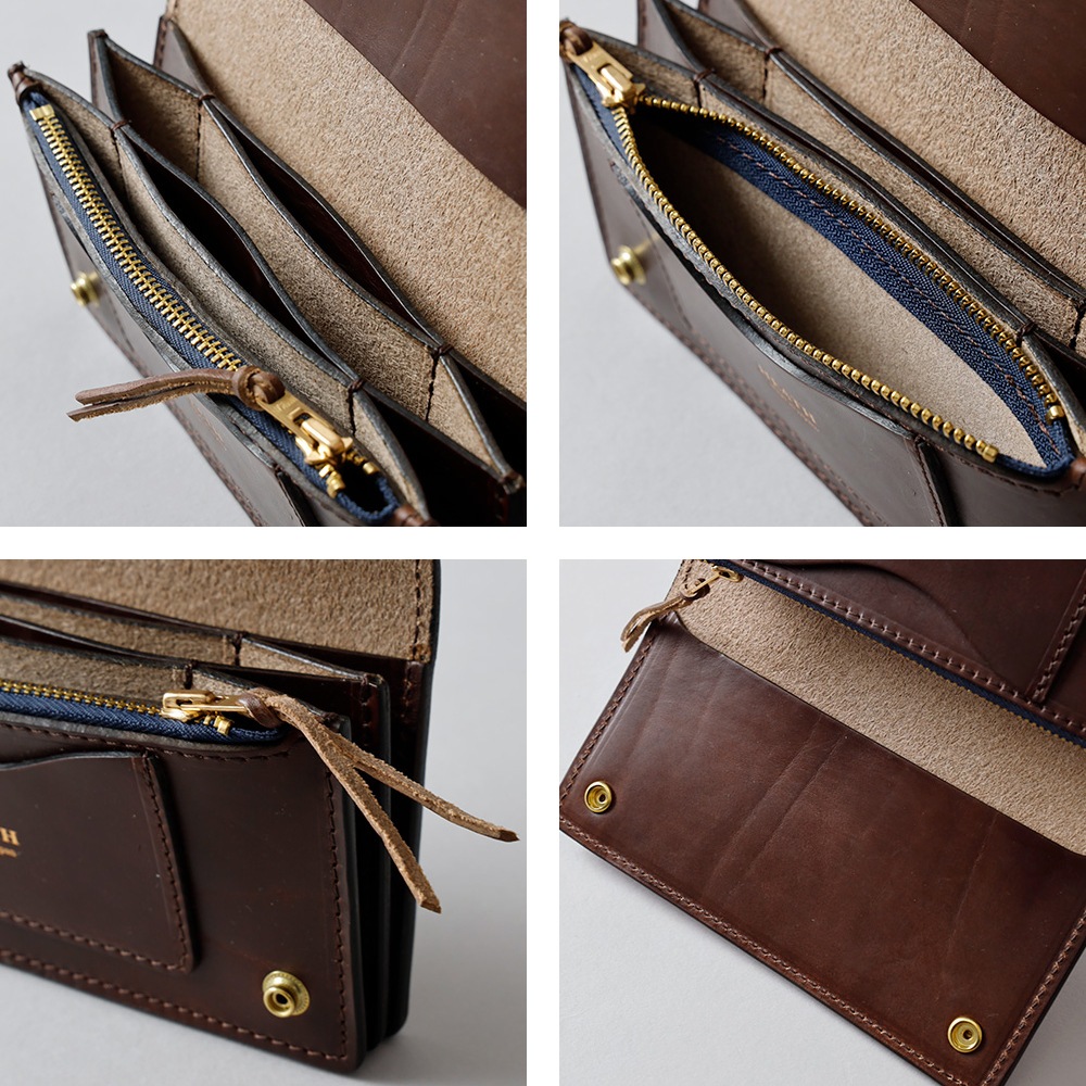 HEATH (ヒース) クロムエクセルレザー トラッカーウォレット｜アメカジ