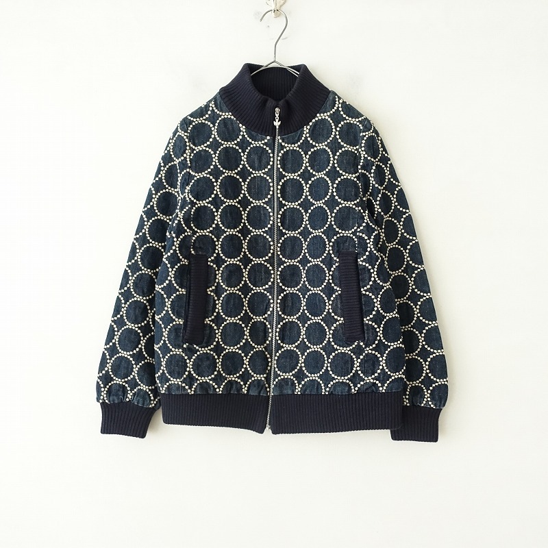 ミナペルホネン mina perhonen tambourineデニムエンブロイダリー