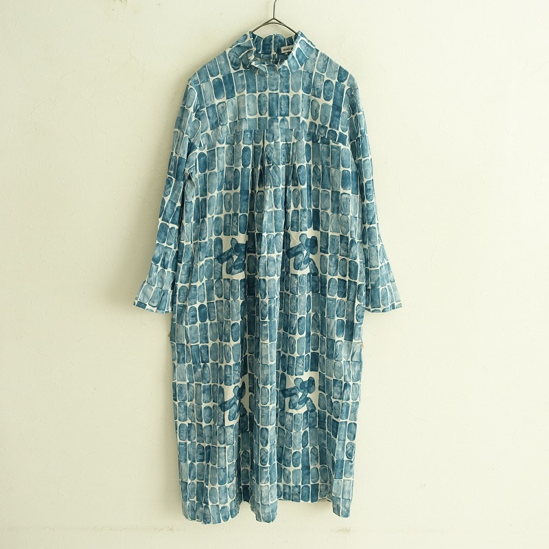 定価9.3万】ミナペルホネン mina perhonen leimaハイネックシルク