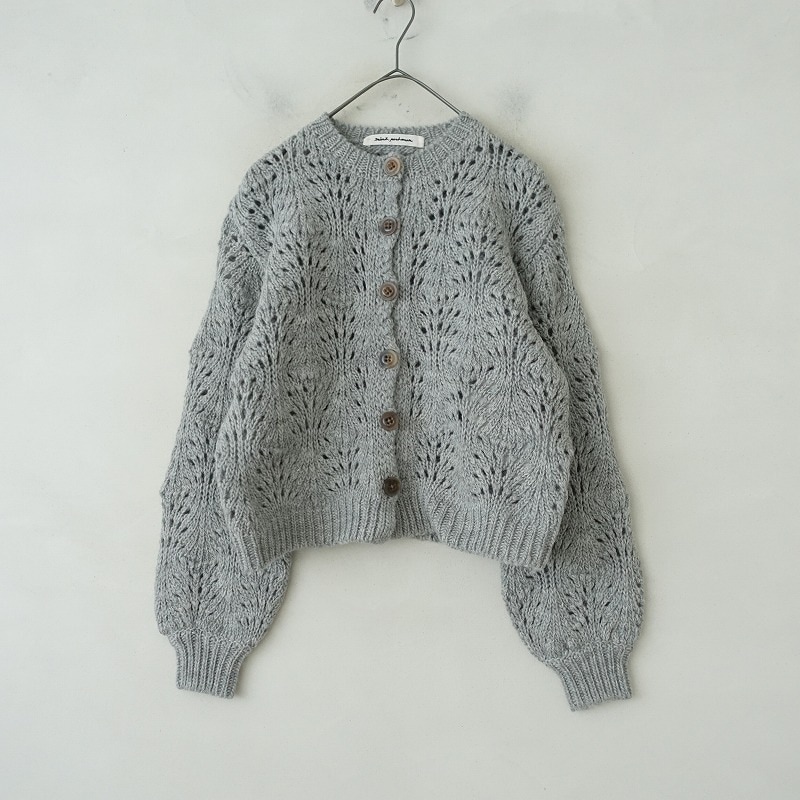 23AW/定価6.6万】ミナペルホネン mina perhonen boccioloウール透かし