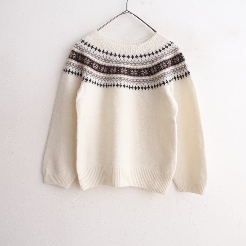 マーガレットハウエル MARGARET HOWELL フェアアイル柄クルーネック