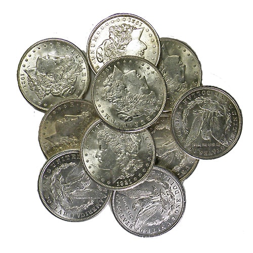 し*ー様 アメリカ モルガン1ドル銀貨 1884年 26.6グラム ミント無し し