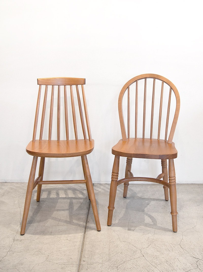 スティックバック 木製ダイニングチェア｜イデア