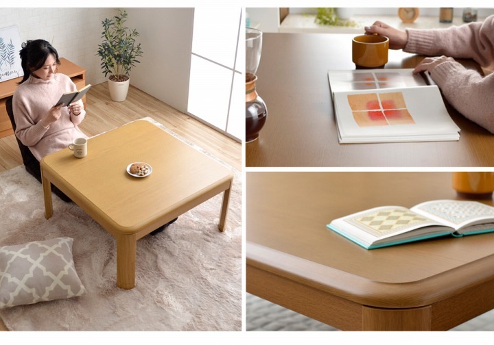 家具調木製こたつ台 テーブル 選べる2色展開 80×80×36cm｜イケヒコ公式通販