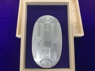 桐箱入純銀造幣局検定刻印入小判（5枚セット） | 小判/500gバーなど