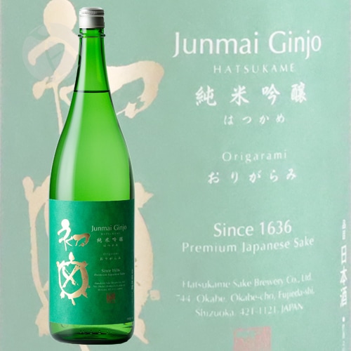 初亀 純米吟醸 おりがらみ生 1800ml はつかめ 初亀醸造 | 日本酒（地酒