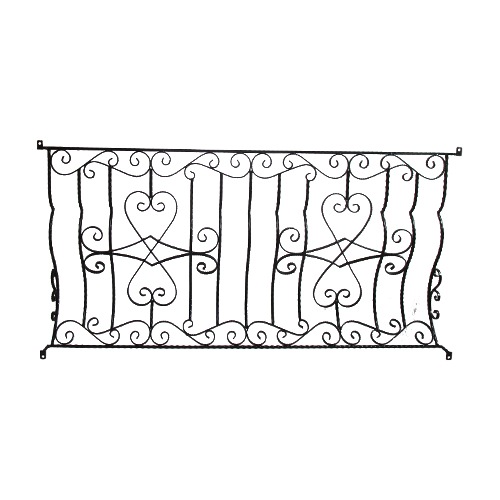 面格子 窓格子 アイアン ロートアイアン プロヴァンス風 アンティーク