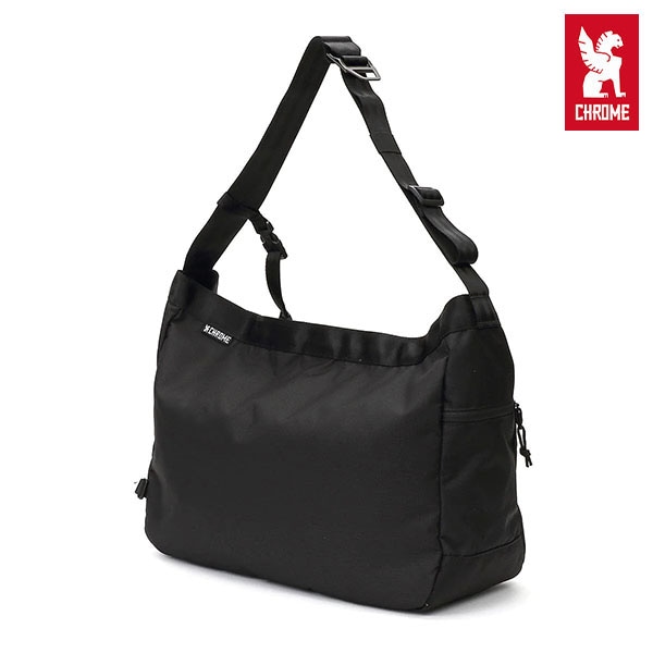 CHROME】NEWSPAPER MESSENGER カラー：black クローム メッセンジャー