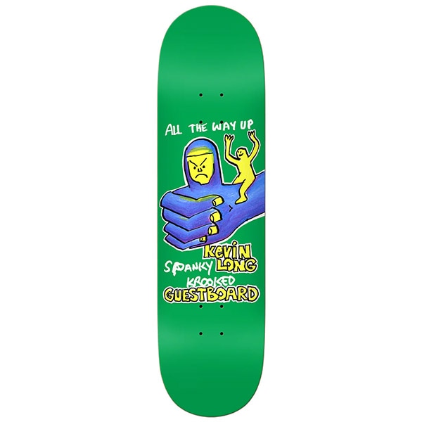 KROOKED】Kevin Spanky Long GUEST 8.25インチ クルキッド スケート