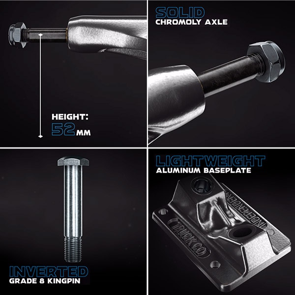 INDEPENDENT】FORGED HOLLOW MID INVERTED KINGPIN インディペンデント