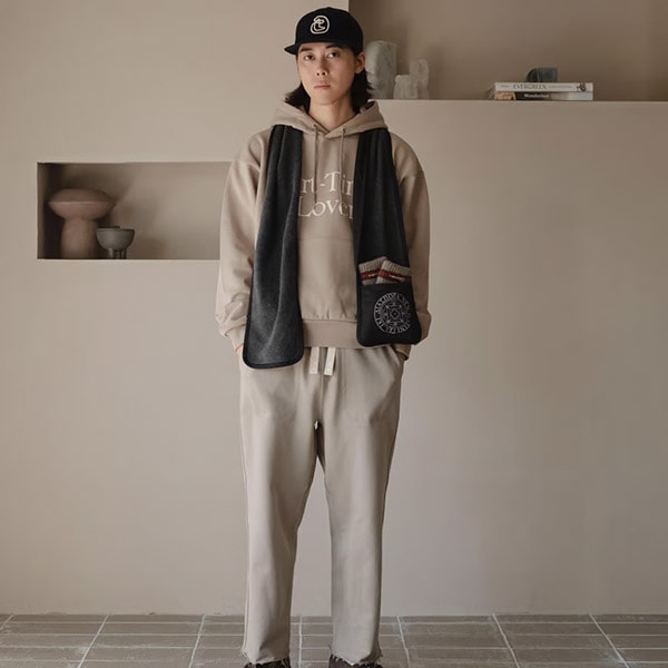 DIASPORA】POCKETABLE MAFFLER blue black ディアスポラ マフラー