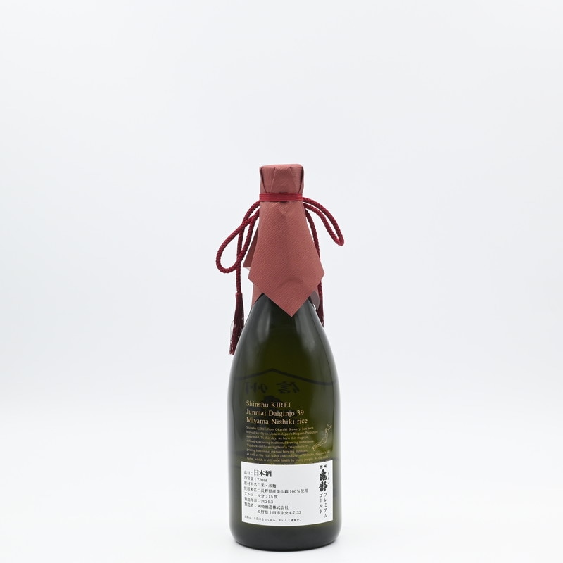 信州亀齢 プレミアムゴールド 720ml【箱入り】