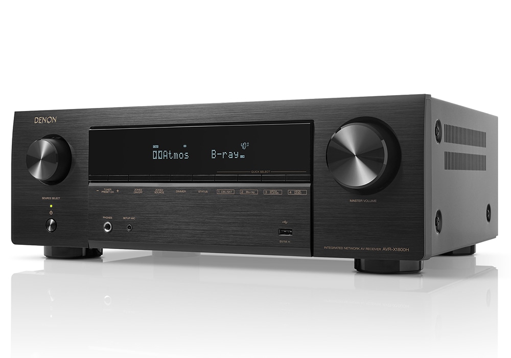 DENON - AVR-X1800H/ブラック（AVRX1800HK）7.2ch・AVサラウンド