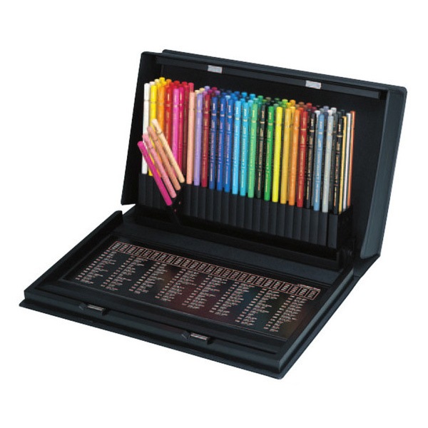 三菱鉛筆 油性色鉛筆 ユニカラー 100色セット｜【三菱鉛筆】ユニカラー