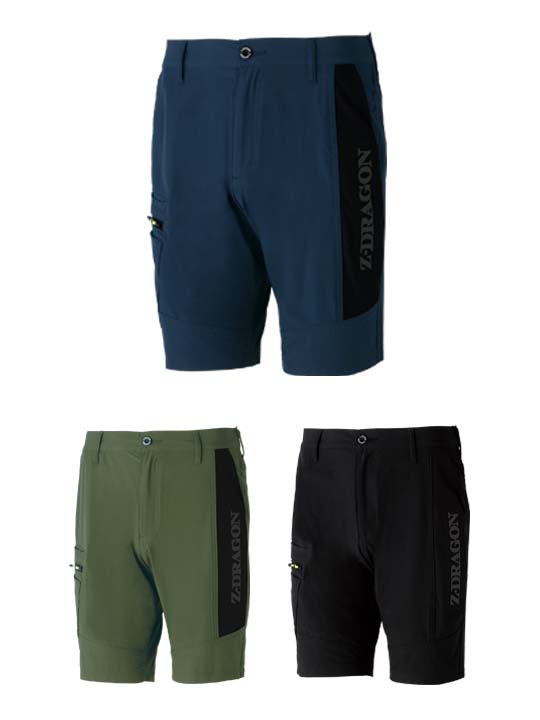 Z-DRAGON】 75142 ストレッチショートパンツ[春夏]通販ページ│自重堂