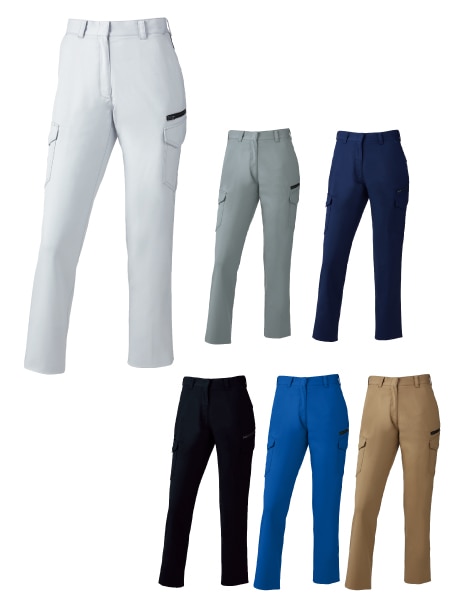 Z-DRAGON】 72216 製品制電ストレッチレディースカーゴパンツ[秋冬