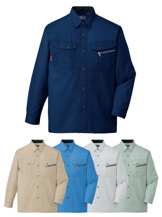 JICHODO】 84104 エコ3バリュー長袖シャツ [通年]通販ページ│自重堂