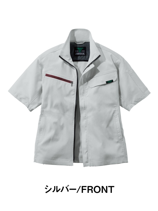 Z-DRAGON】 77610 エコ製品制電ストレッチ半袖ジャンパー[2025年春夏