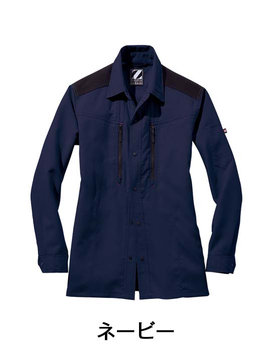 Z-DRAGON】 76004 製品制電ストレッチ長袖シャツ [通年]※SLIM FIT※通販