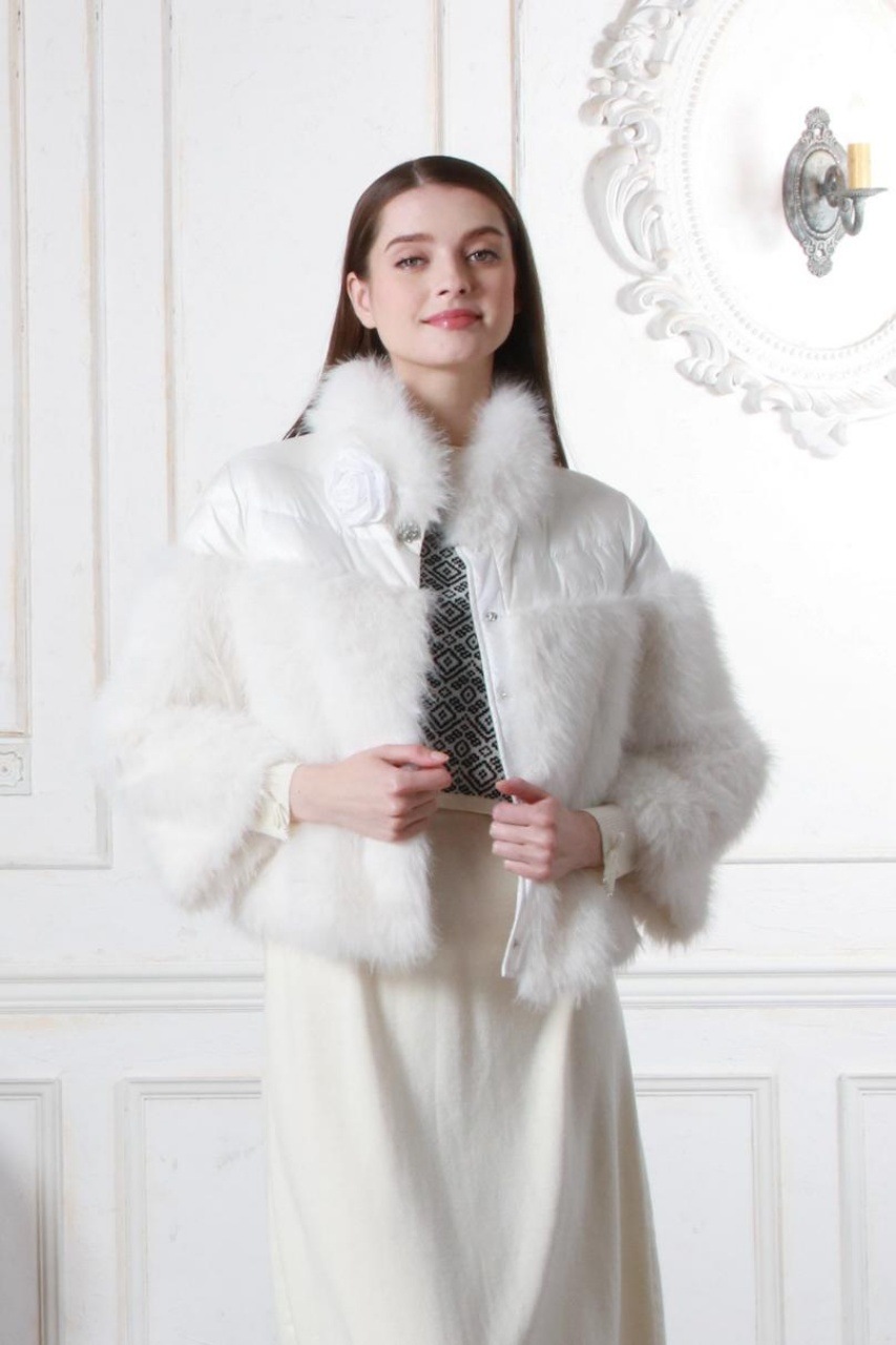 2025年秋冬 フェイクファー切替ダウン ショートコート 2528006 ｜Super