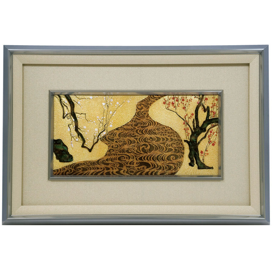 七宝焼き 尾形光琳 額 紅白梅図 | 額 | 伝統工芸品・和風記念品 通販