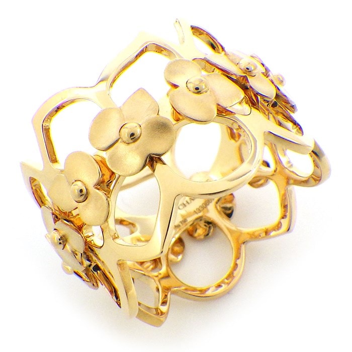 ショーメ Chaumet リング オルタンシア 紫陽花 オープンワーク