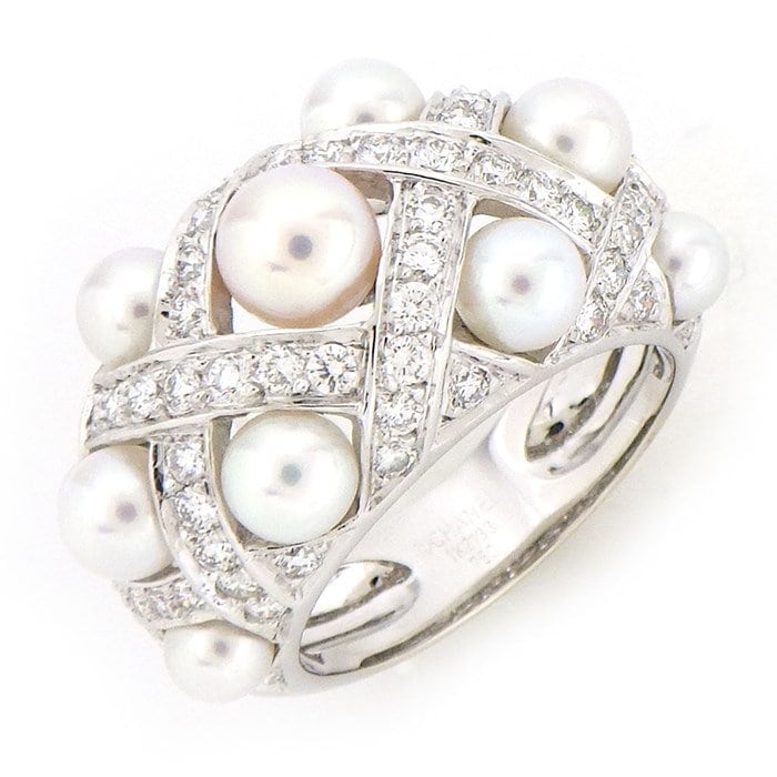 シャネル CHANEL】リング バロックコレクション マトラッセ