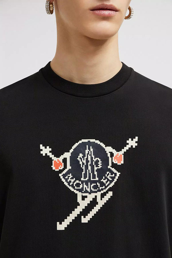 MONCLER モンクレール メンズ Tシャツ 091-8C00010-83927 SKI LOGO T