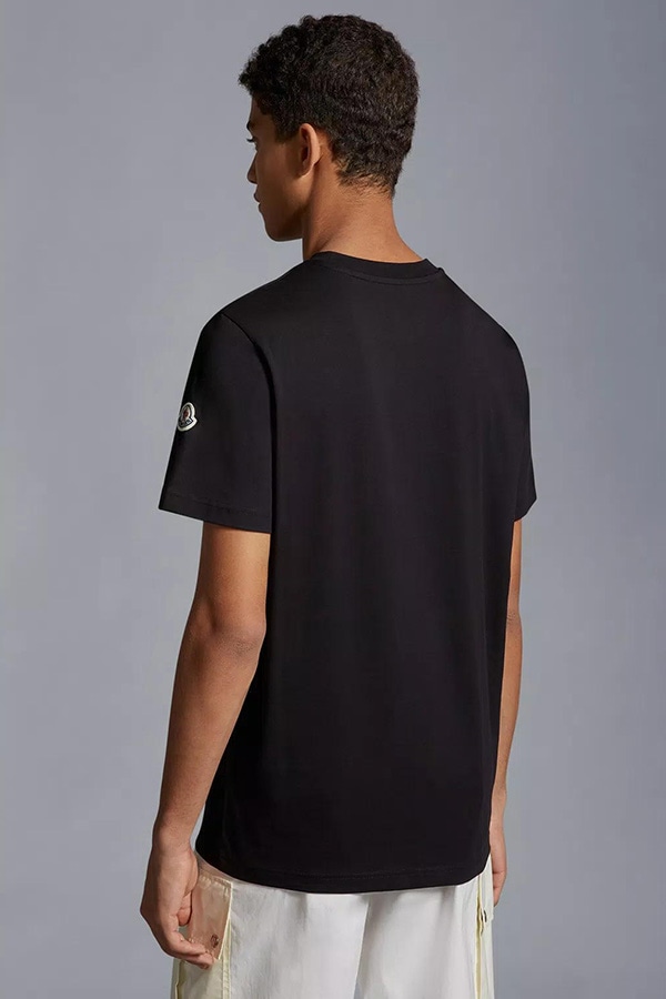 MONCLER モンクレール メンズ Tシャツ 091-8C00008-829HP FLOCKED LOGO