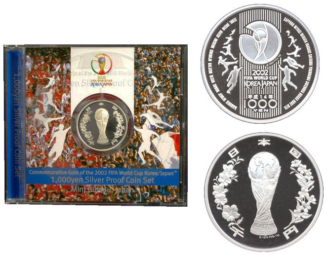 2002年FIFAワールドカップ記念千円銀貨 | カラーコイン・記念貨幣