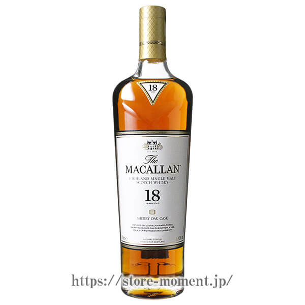 マッカラン 18年 シェリーオークカスク 箱なし │ MACALLAN 18 YEARS