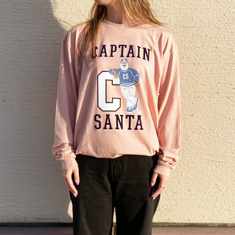 キャプテンサンタ》スタンディングサンタL/STシャツ / JOYMARK DESIGN