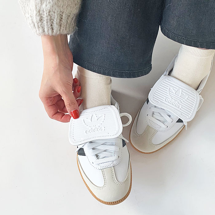 靴 adidas Samba LT W OWHITE/LUCPNK/GUM4 adidas SAMBA LT W OWHITE/LUCPNK/GUM4（アディダス サンバ ロングタン