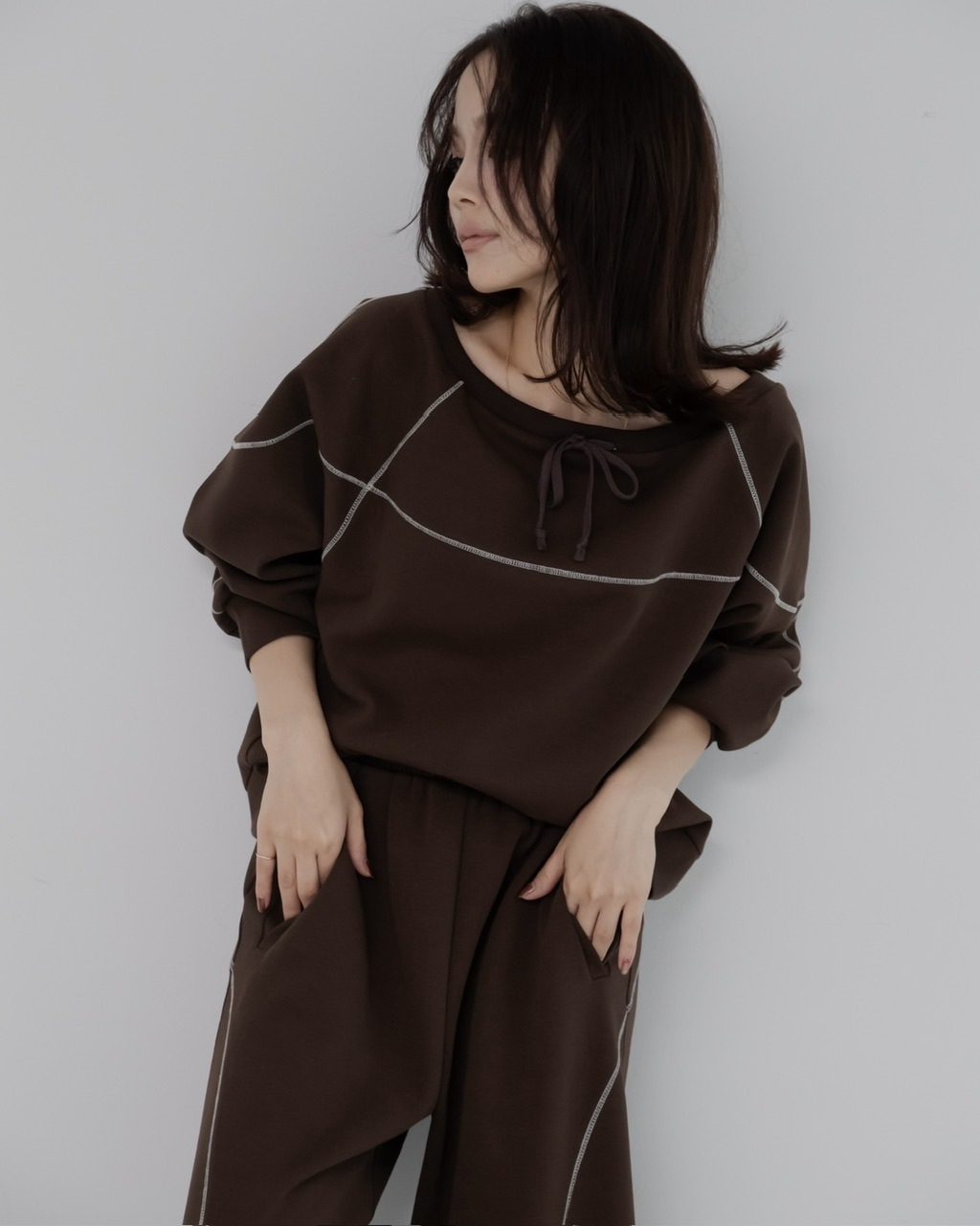 official限定】《nanamiコラボ》ステッチスウェットセットアップ #2