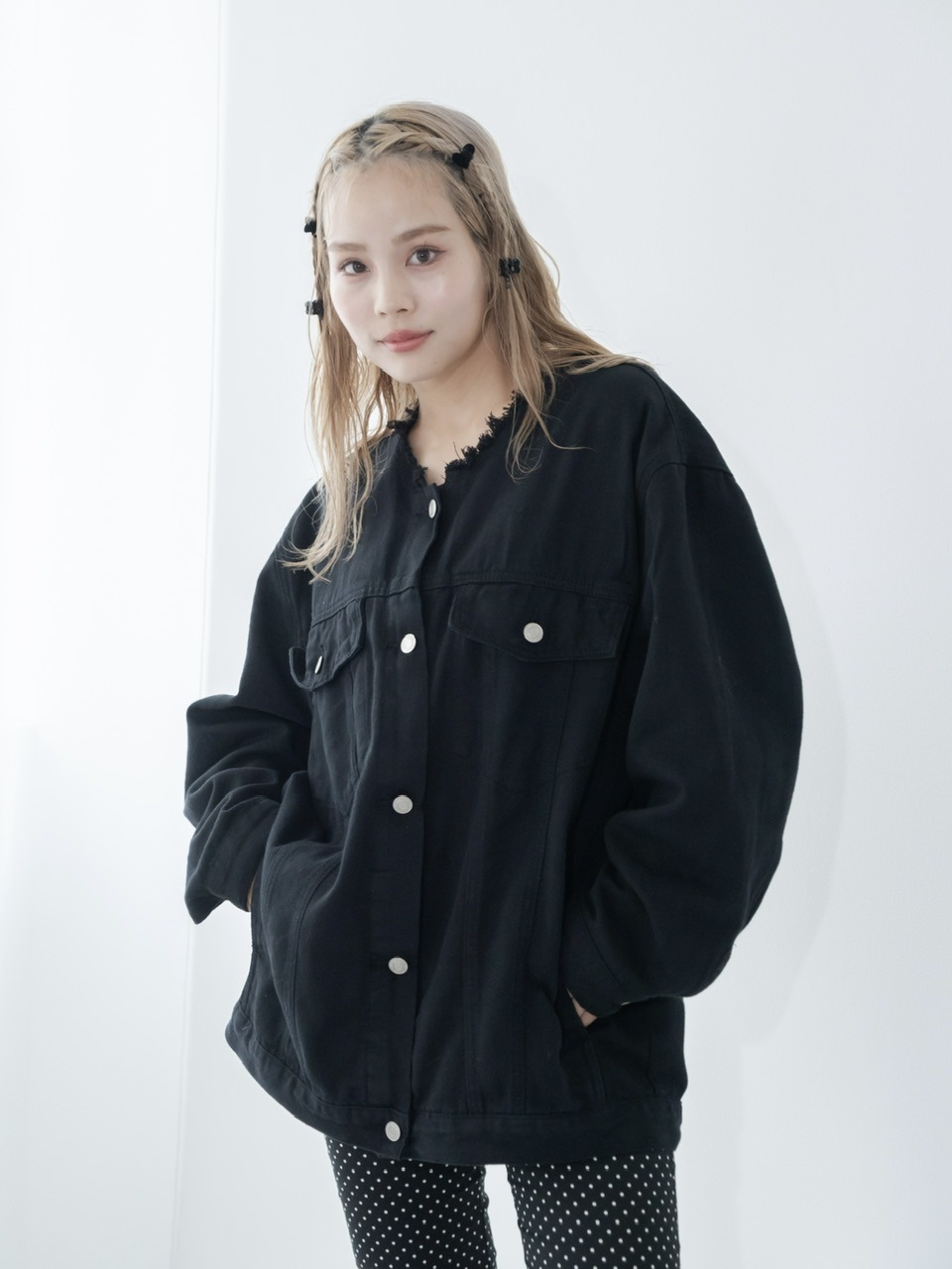 SALE】collarless denim jacket ※残りわずか | アウター/ジャケット