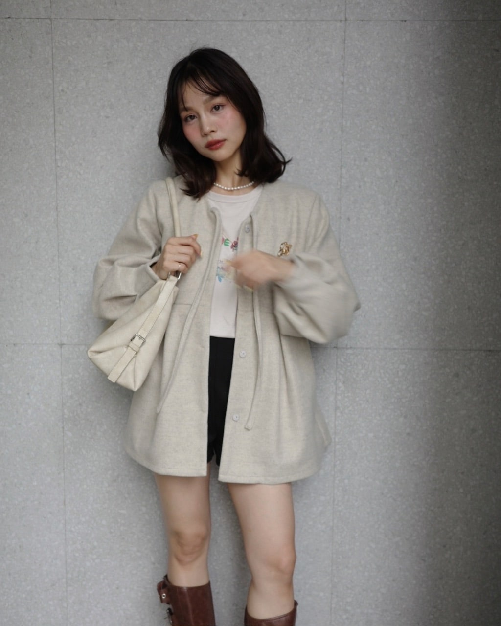 メルトンペプラムトップ | トップス | JUMELLE