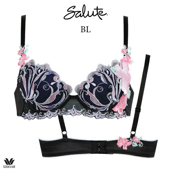 ワコール サルート 66G ブラジャー BTJ466 3/4カップワイヤー P-up