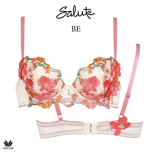 ワコール サルート 81G ブラジャー BTJ481 3/4カップワイヤー P-up