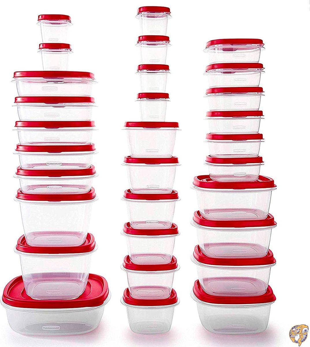 Rubbermaid(ラバーメイド) 簡単開閉の通気口付蓋 食品保存容器 30個