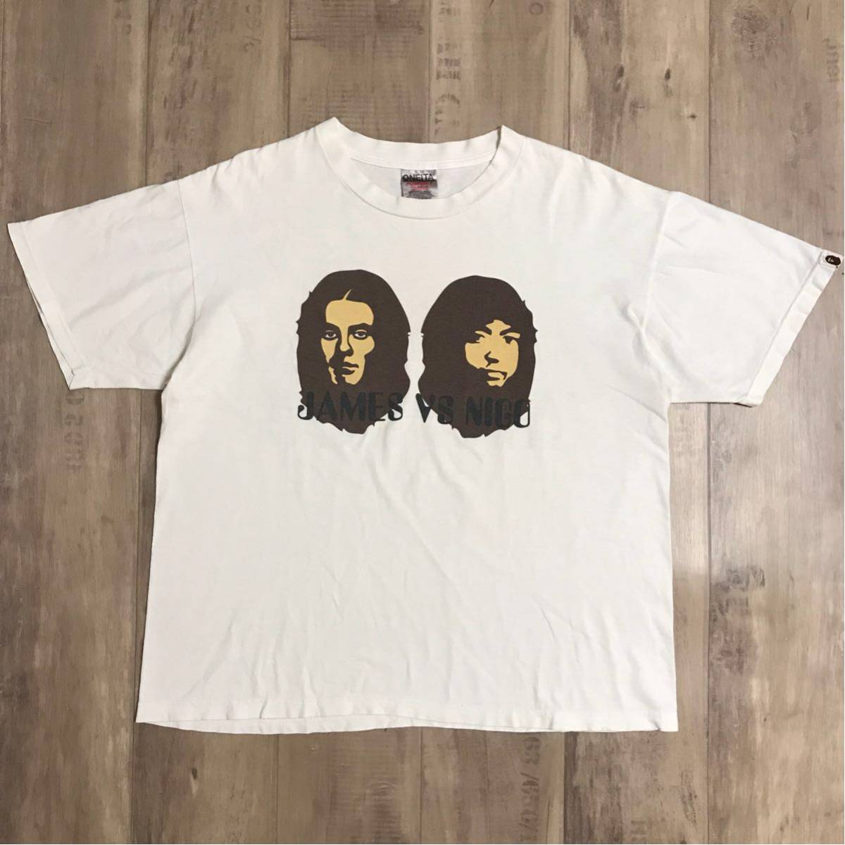 ☆激レア☆ james vs nigo Tシャツ L oneita a bathing ape bape unkle
