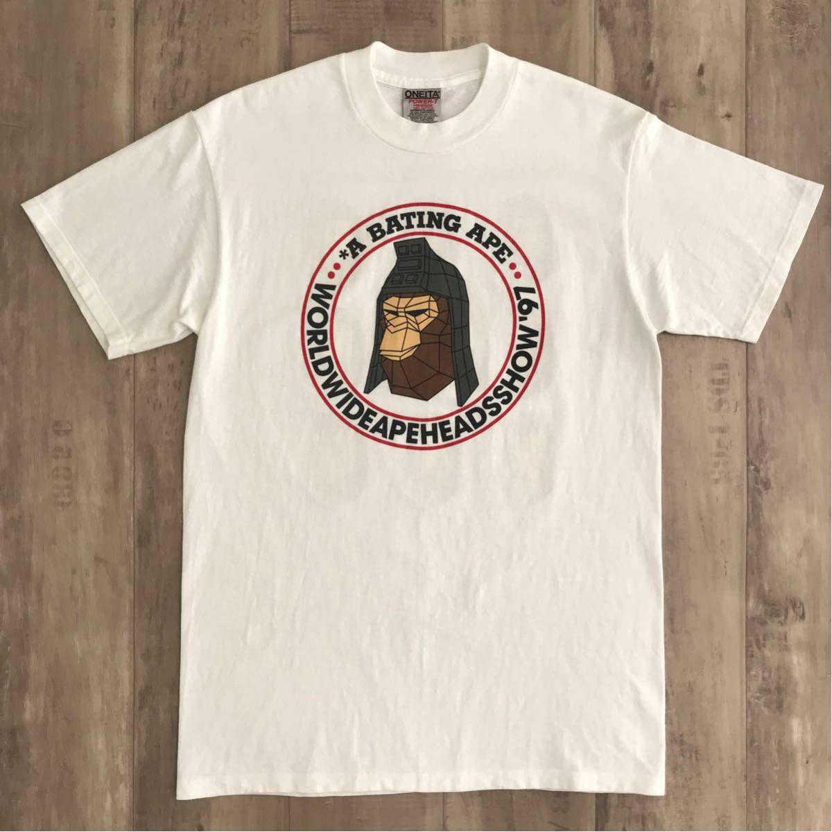 ☆未使用☆ 初期 ape heads show 97 Tシャツ M bape エイプ ベイプ ア