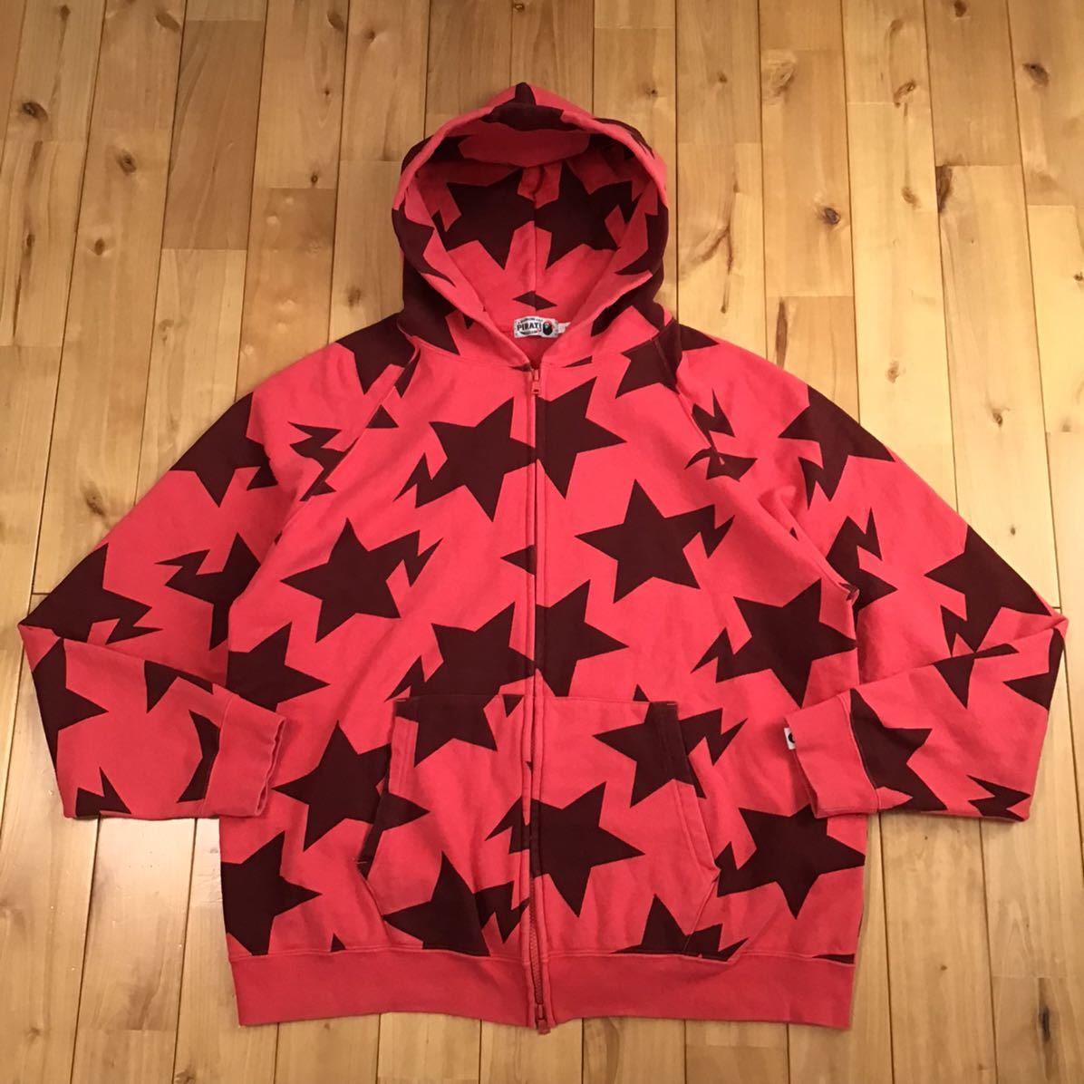 ☆パイレーツストア限定☆ XL スター パーカー a bathing ape BAPE STA