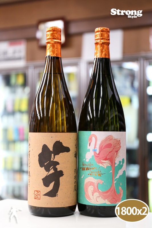 1人1set/フラミンゴオレンジ flamingo orange×いも麹 芋 1800ml×2本