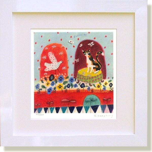 絵画 版画 カレンホイプティング・うららかな日 インテリア | カレン